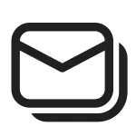 Mail All SVG Icon